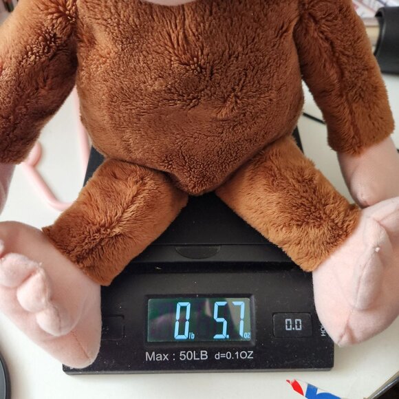 Curious George Plush Stuffed Animal 14" Brown Monkey Toy Doll By Kids Preferred - Picture 8 of 8